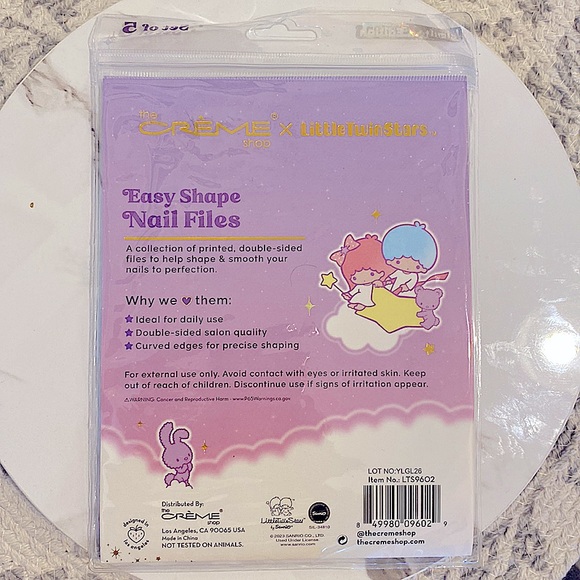 The Crème Shop x Little Twin Stars - 5pcs Nail File Set - Picture 2 of 3